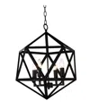 Cwi Lighting Amazon 3 Light Chandelier In Black