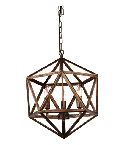 Cwi Lighting Amazon 4 Light Chandelier In Copper