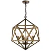 Cwi Lighting Amazon 4 Light Up Pendant With Antique Forged Copper Finish