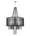 Cwi Lighting Amelia 6 Light Chandelier In Chrome