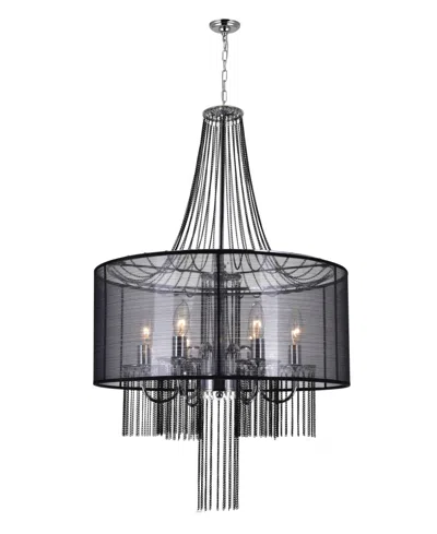 Cwi Lighting Amelia 6 Light Chandelier In Chrome