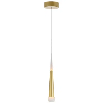 Cwi Lighting Andes Integrated Led Satin Down Mini Pendant