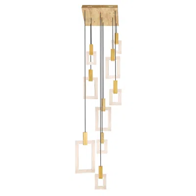 Cwi Lighting Anello Led Pendant With White Oak Finish Lumens 2652