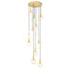 Cwi Lighting Anello Led Pendant With White Oak Finish Lumens 2704