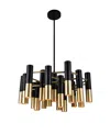 Cwi Lighting Anem 19 Light Chandelier In Multi