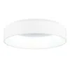 Cwi Lighting Arenal Led Drum Shade Flush Mount With White Finish Lumens 1300