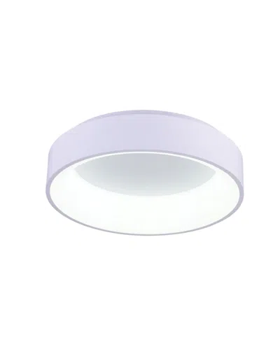 Cwi Lighting Arenal Led Flush Mount In Gray