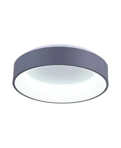 Cwi Lighting Arenal Led Flush Mount In Gray