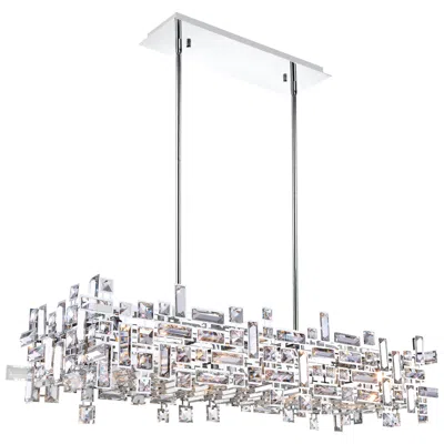 Cwi Lighting Arley 12 Light Chrome Island Chandelier