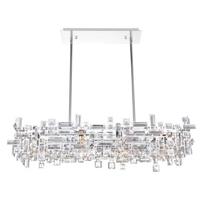 Cwi Lighting Arley 12 Light Island Chandelier With Chrome Finish