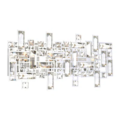 Cwi Lighting Arley 4 Light Vanity Light With Chrome Finish In White