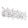 Cwi Lighting Arley 8 Light Vanity Light With Chrome Finish