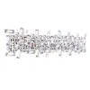 Cwi Lighting Arley 8 Light Vanity Light With Chrome Finish In White