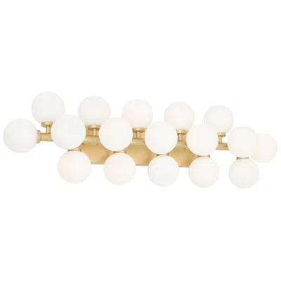 Cwi Lighting Arya 17 Light Satin Gold Wall Sconce