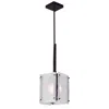 Cwi Lighting Assunta 1 Light Pendant With Black Finish