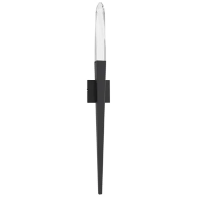 Cwi Lighting Avenue Aspen 31 1/2" High Black Led Wall Sconce