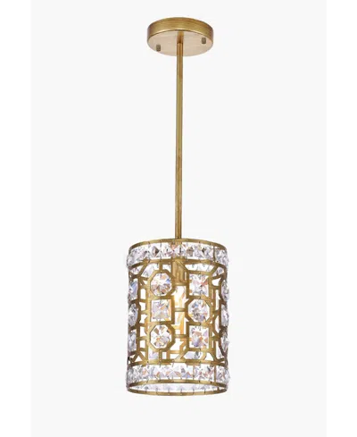 Cwi Lighting Belinda 1 Light Pendant In Gold