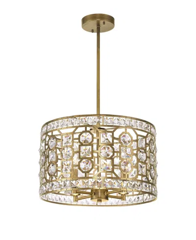 Cwi Lighting Belinda 4 Light Chandelier In Gold