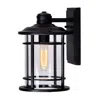 Cwi Lighting Belmont 1 Light Outdoor Black Wall Lantern