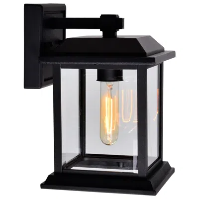 Cwi Lighting Blackbridge 1 Light Black Outdoor Wall Lantern