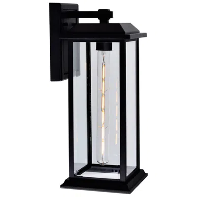 Cwi Lighting Blackbridge 1 Light Black Outdoor Wall Lantern