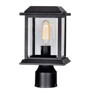 Cwi Lighting Blackbridge 1 Light Outdoor Black Lantern Head