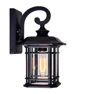 Cwi Lighting Blackburn 1 Light Black Outdoor Wall Lantern