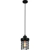 Cwi Lighting Bray 1 Light Down Mini Pendant With Black Finish