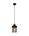 Cwi Lighting Bray 1 Light Mini Pendant In Black