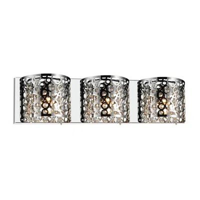Cwi Lighting Bubbles 3 Light Vanity Light With Chrome Finish