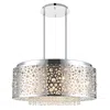 Cwi Lighting Bubbles 9 Light Drum Shade Chandelier With Chrome Finish