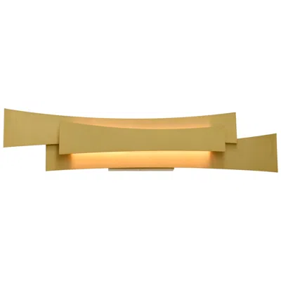 Cwi Lighting Candora Integrated Led 24in Brass Vanity Light In Gold