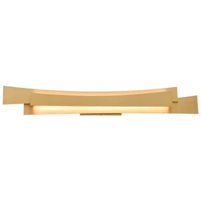 Cwi Lighting Candora Integrated Led 36in Brass Vanity Light
