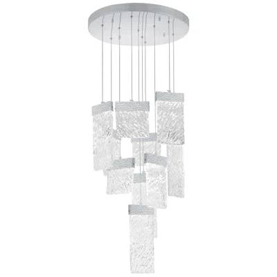 Cwi Lighting Carolina Integrated Led 20in Pewter Chandelier