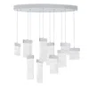 Cwi Lighting Carolina Led Chandelier With Pewter Finish