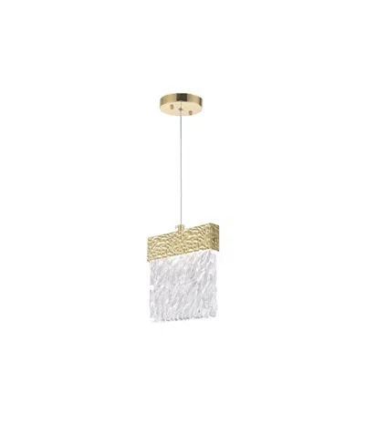 Cwi Lighting Carolina Led Pendant In Gold