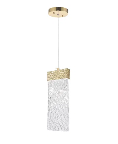 Cwi Lighting Carolina Led Pendant In Gold