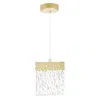 Cwi Lighting Carolina Led Pendant With Gold Leaf Finish Lumens 338