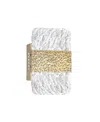Cwi Lighting Carolina Led Wall Sconce In Gold