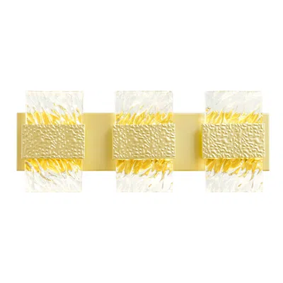 Cwi Lighting Carolina Led Wall Sconce With Gold Leaf Finish Lumens 1560