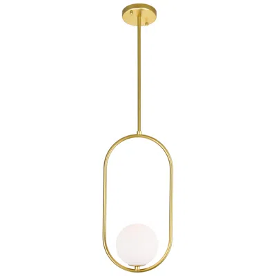 Cwi Lighting Celeste 1 Light 8in Medallion Gold Mini Pendant