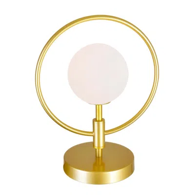 Cwi Lighting Celeste 1 Light Lamp With Medallion Gold Finish