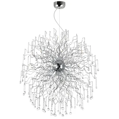 Cwi Lighting Cherry Blossom 48 Light Chandelier With Chrome Finish