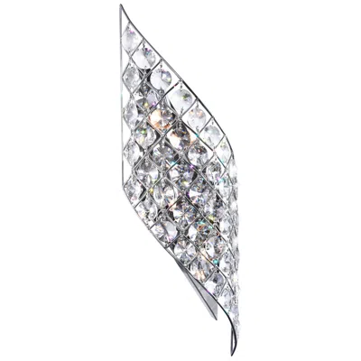 Cwi Lighting Chique 4 Light Chrome Wall Light