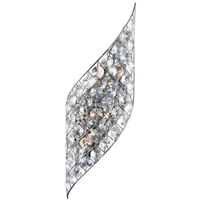 Cwi Lighting Chique 4 Light Chrome Wall Sconce