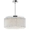 Cwi Lighting Claire 12 Light Drum Shade Chandelier With Chrome Finish