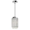 Cwi Lighting Claire 2 Light Drum Shade Mini Pendant With Chrome Finish