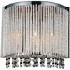 Cwi Lighting Claire 3 Light Wall Sconce With Chrome Finish