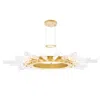 Cwi Lighting Collar 21 Light Chandelier With Satin Gold Finish