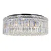 Cwi Lighting Colosseum 10 Light Flush Mount With Chrome Finish